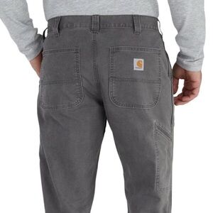 Carhartt Men's Relaxed Fit Gray Carpenter Pants 34 x 30